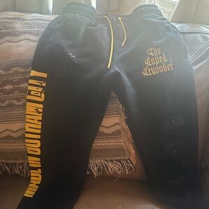Batman Black and Yellow Kids Joggers